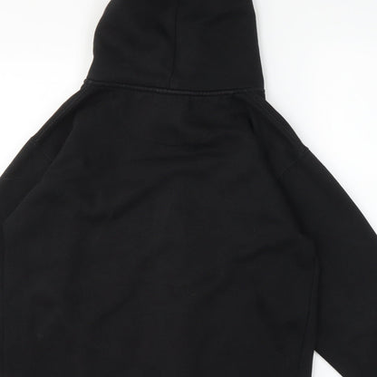 Womens UK Size XS CottonRidge Black Full Zip Hoodie