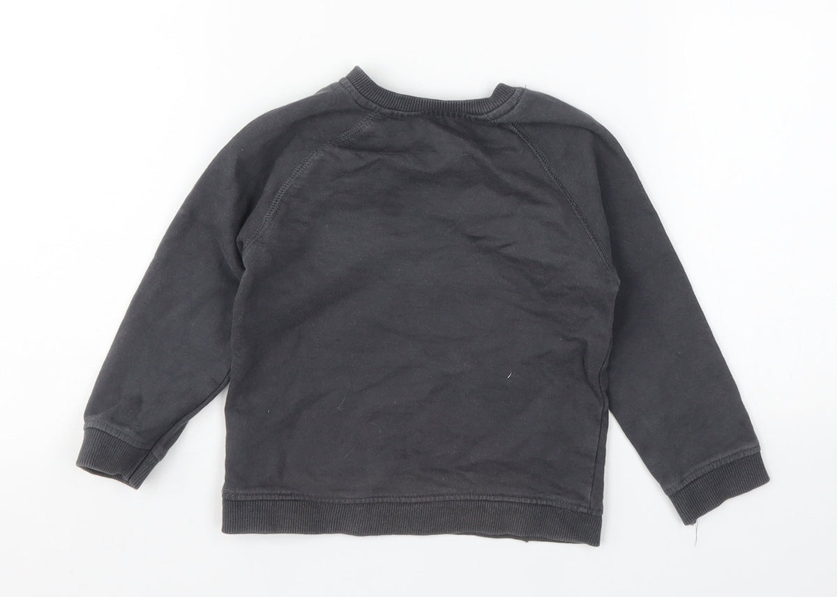 La Redoute Boys Grey   Pullover Sweatshirt Size 2 Years