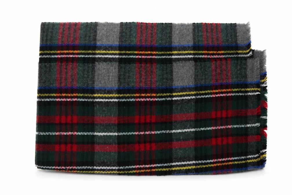 Preworn Unisex Multicoloured Plaid   Shawl/Wrap