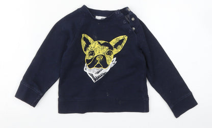 La Redoute Boys Black   Pullover Jumper Size 18-24 Months