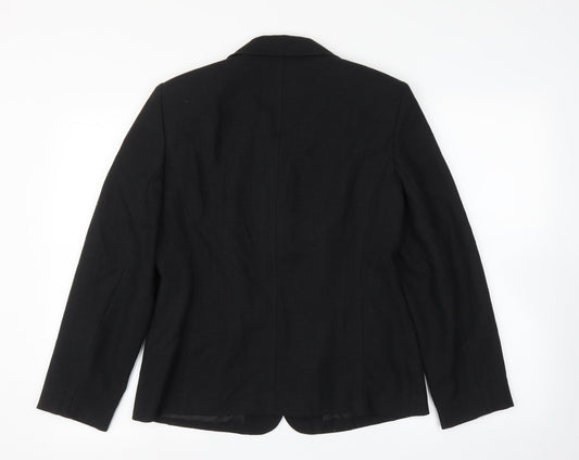 Kirsten Womens Black   Jacket Sport Coat Size 12