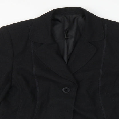 Kirsten Womens Black   Jacket Sport Coat Size 12
