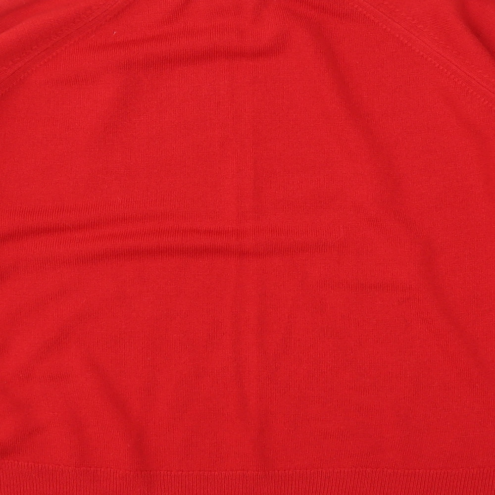 Jessica Reid Womens Red   Pullover Sweatshirt Size 16
