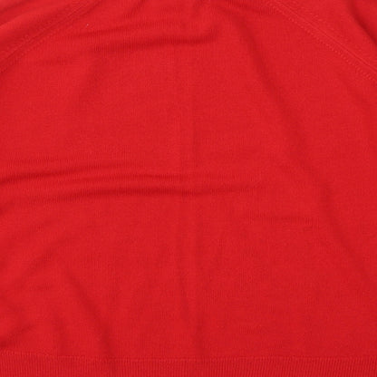 Jessica Reid Womens Red   Pullover Sweatshirt Size 16