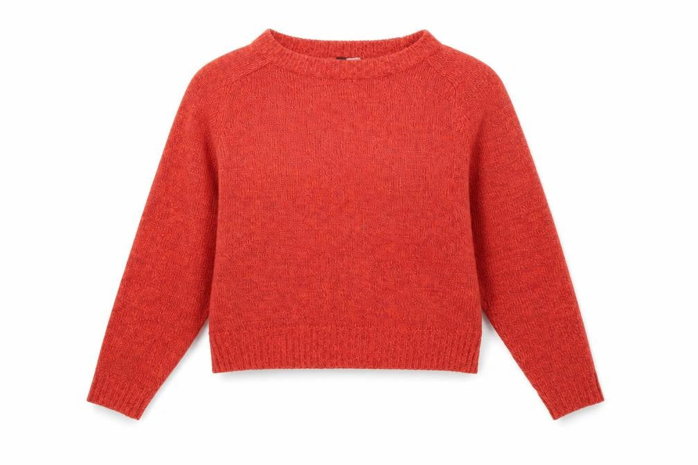 Womens UK Size S H&M Orange Pullover Jumper