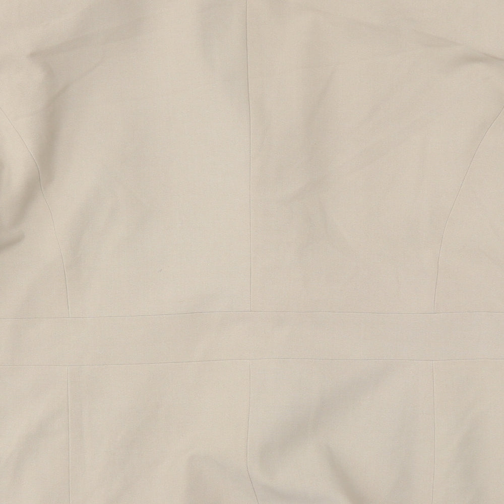 EWM Womens Beige   Jacket Suit Jacket Size 18