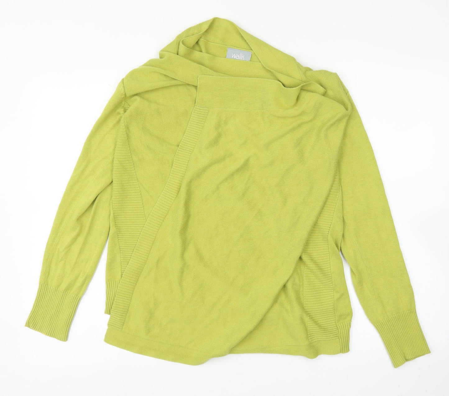 Womens UK Size L Wallis Green Cardigan Jumper