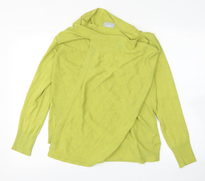 Womens UK Size L Wallis Green Cardigan Jumper