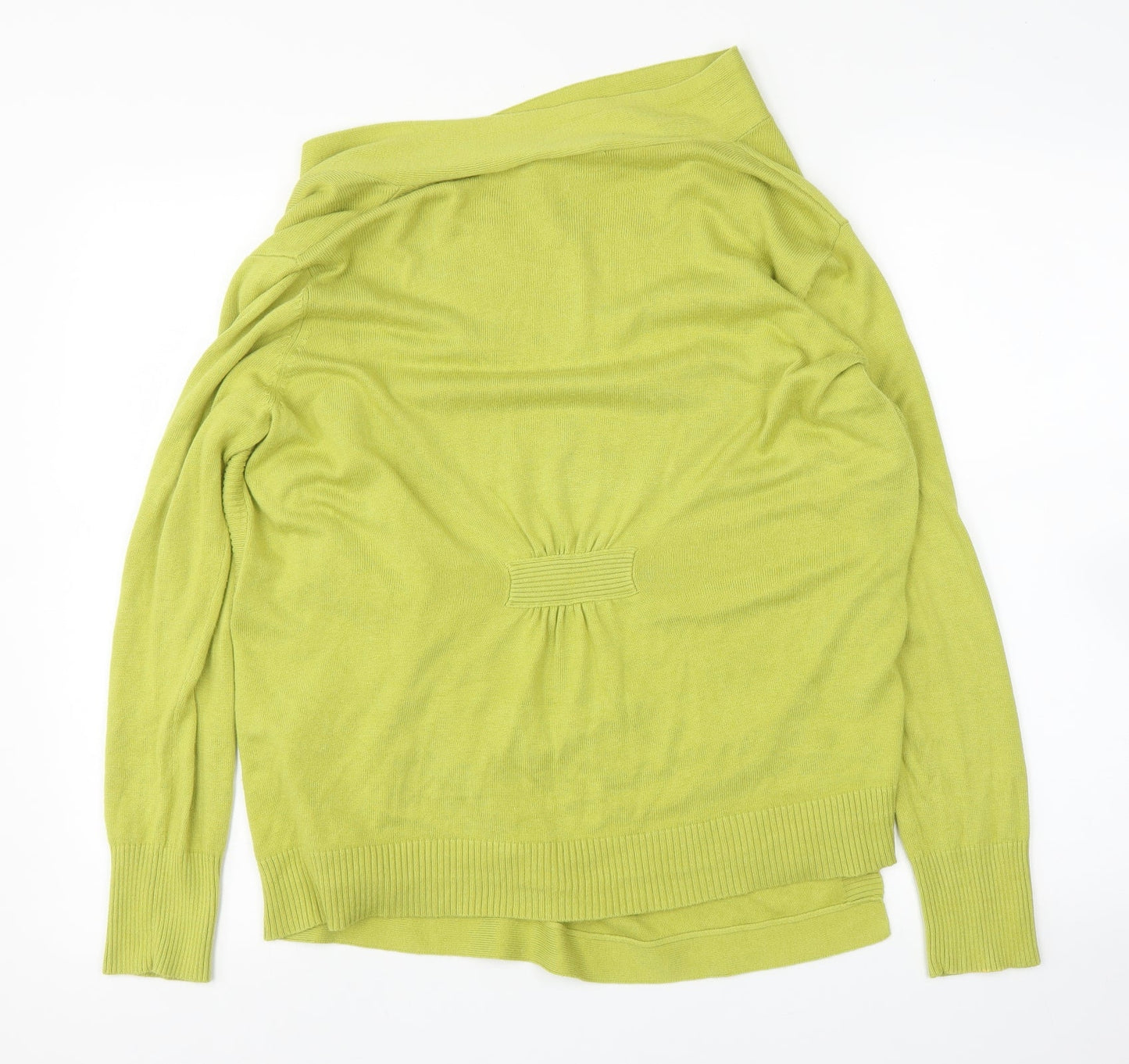 Womens UK Size L Wallis Green Cardigan Jumper