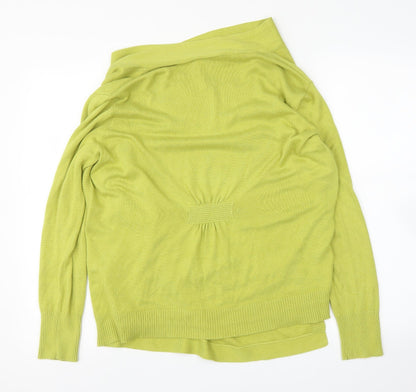 Womens UK Size L Wallis Green Cardigan Jumper