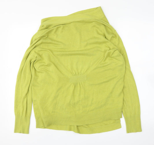 Womens UK Size L Wallis Green Cardigan Jumper