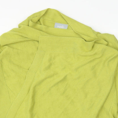 Womens UK Size L Wallis Green Cardigan Jumper