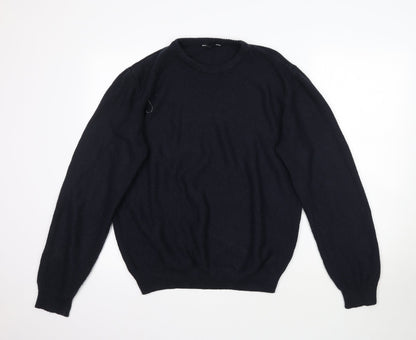Womens UK Size L M&Co Blue Pullover Jumper