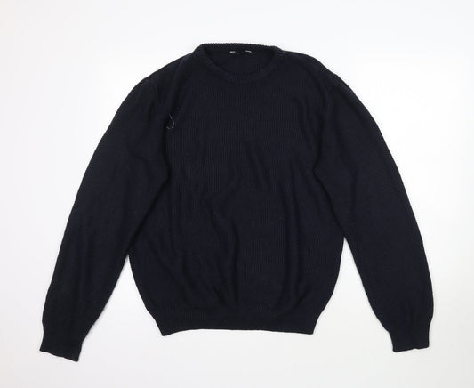 Womens UK Size L M&Co Blue Pullover Jumper