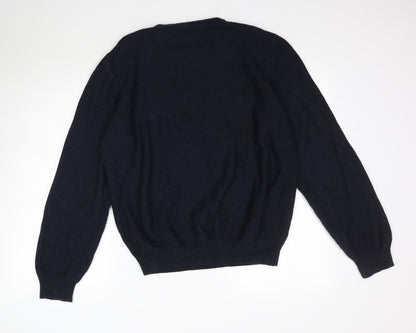 Womens UK Size L M&Co Blue Pullover Jumper