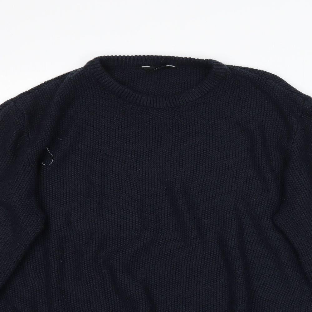 Womens UK Size L M&Co Blue Pullover Jumper