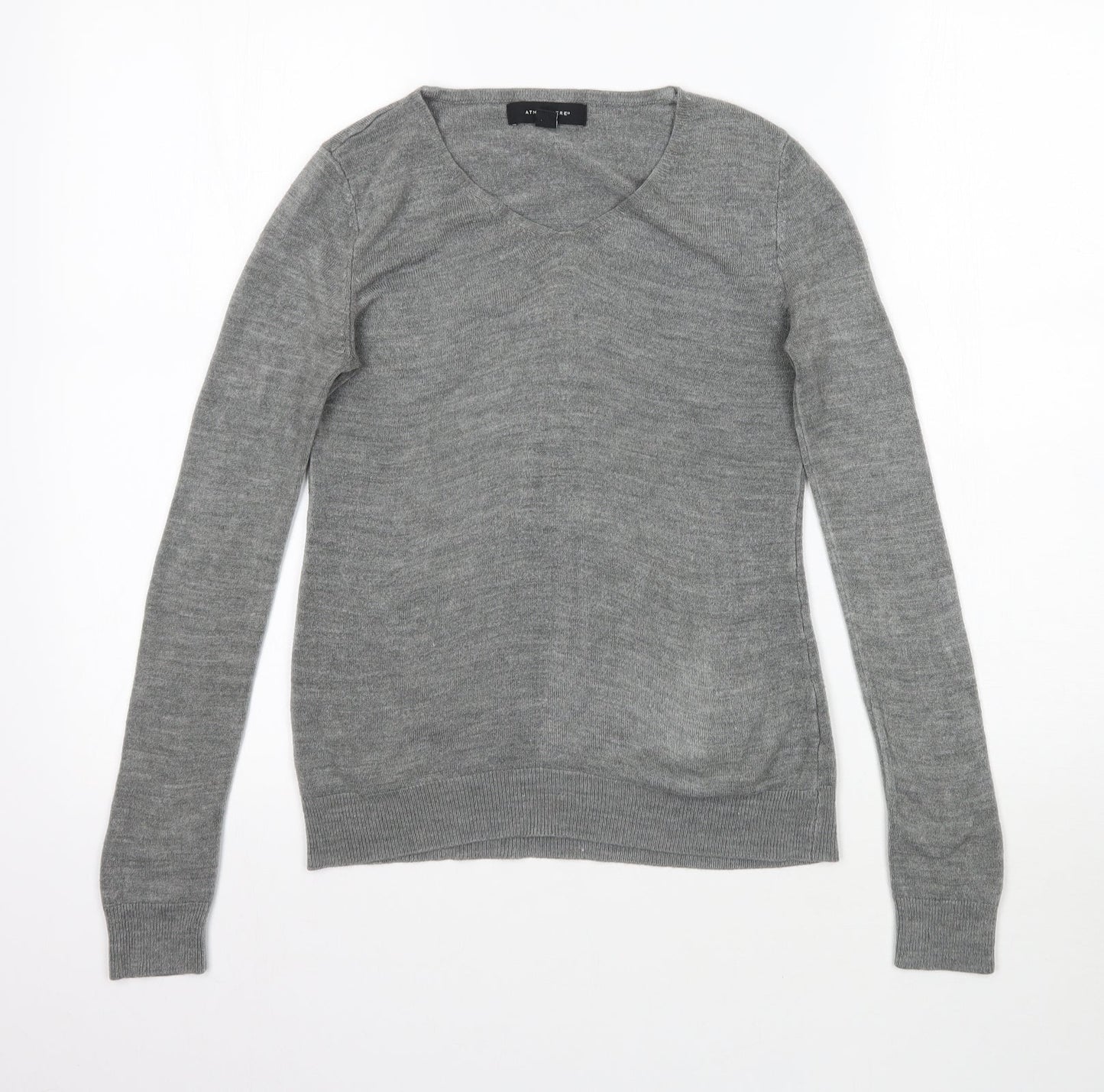Womens UK Size 6 Atmosphere Grey Basic T-Shirt