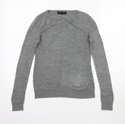 Womens UK Size 6 Atmosphere Grey Basic T-Shirt