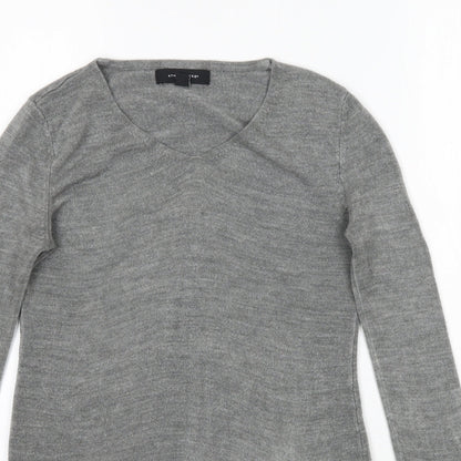 Womens UK Size 6 Atmosphere Grey Basic T-Shirt