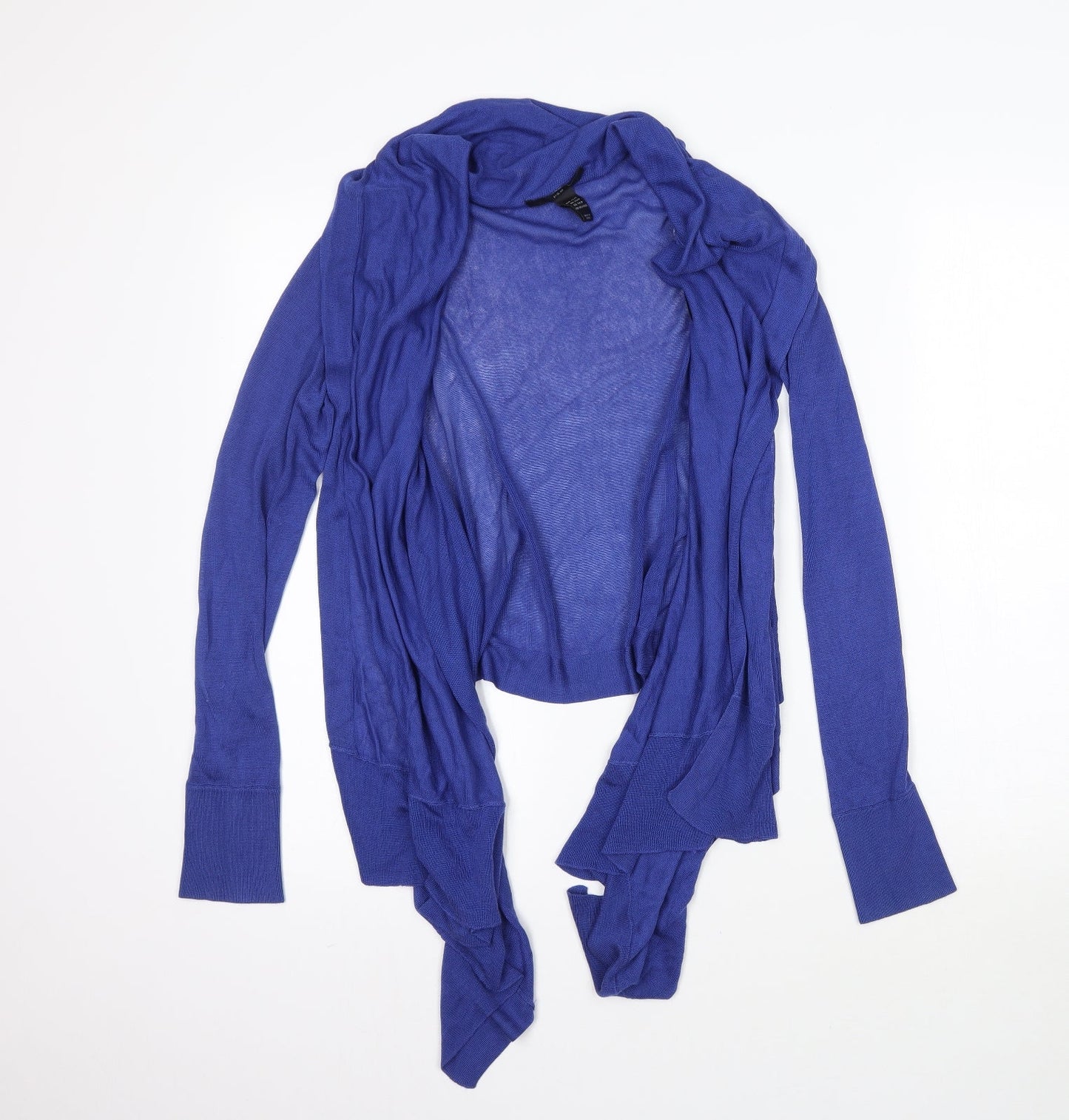 Womens UK Size XS H&M Blue Cardigan Jumper