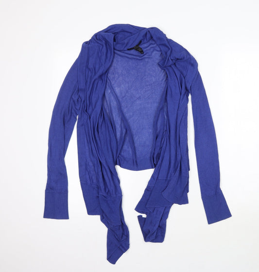 Womens UK Size XS H&M Blue Cardigan Jumper