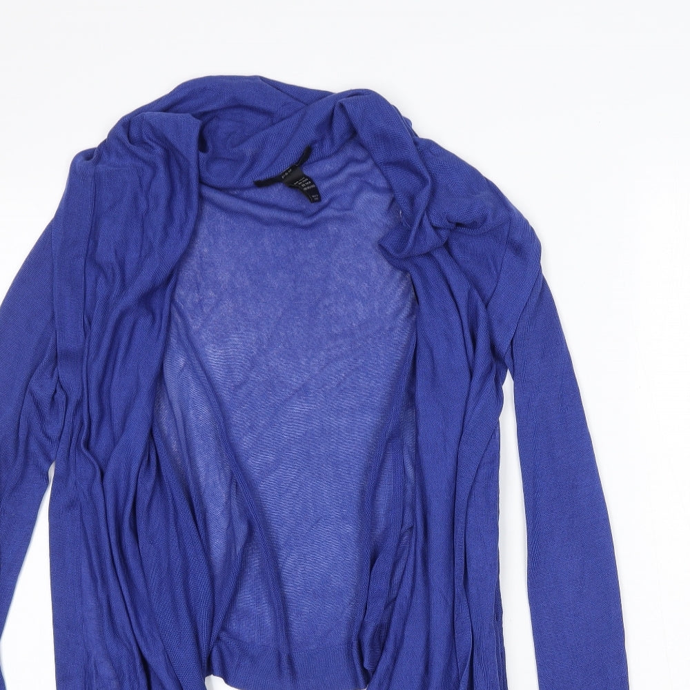 Womens UK Size XS H&M Blue Cardigan Jumper