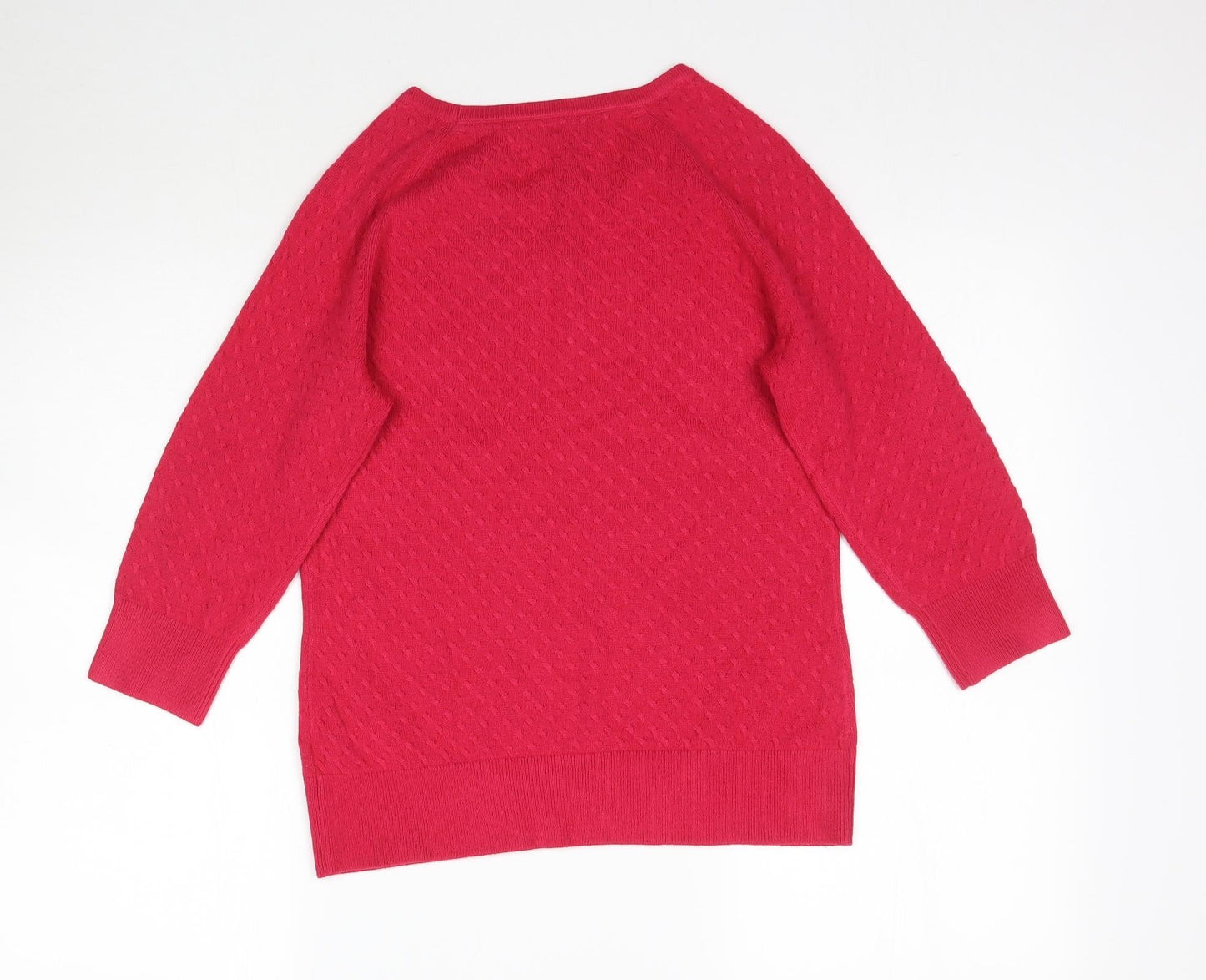 Womens UK Size 10 Marks and Spencer Pink Pullover Jumper