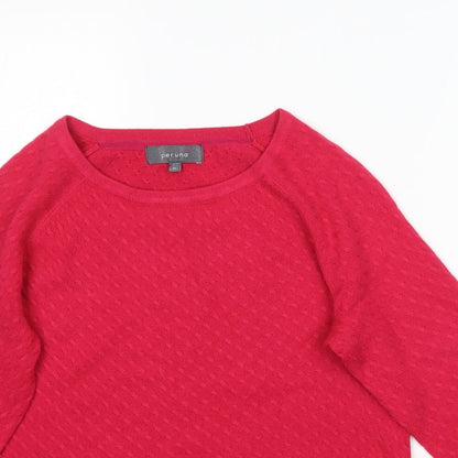 Womens UK Size 10 Marks and Spencer Pink Pullover Jumper