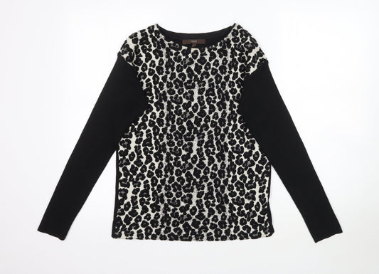 Womens UK Size 6 NEXT Black Basic Blouse