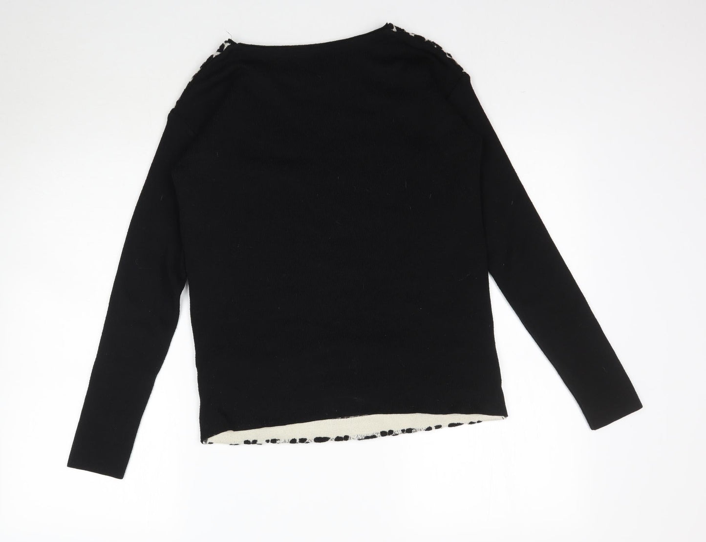Womens UK Size 6 NEXT Black Basic Blouse