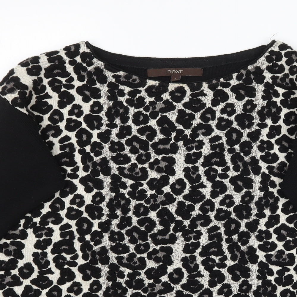 Womens UK Size 6 NEXT Black Basic Blouse