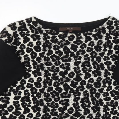 Womens UK Size 6 NEXT Black Basic Blouse