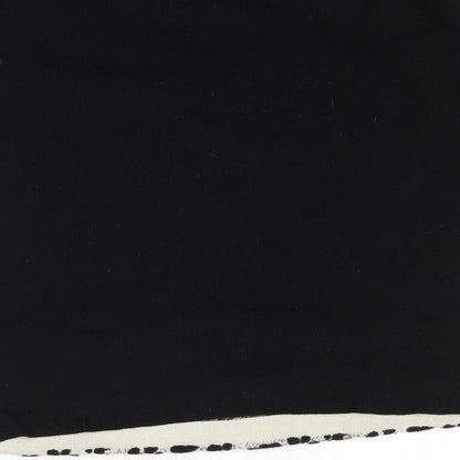 Womens UK Size 6 NEXT Black Basic Blouse
