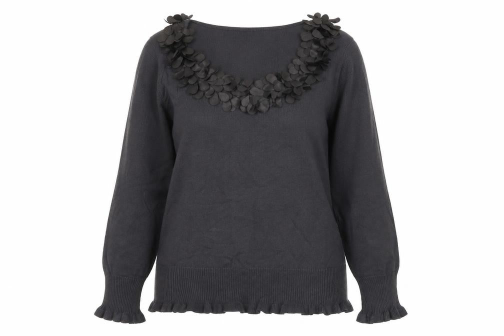 Womens UK Size 10 Marks and Spencer Grey Basic Blouse