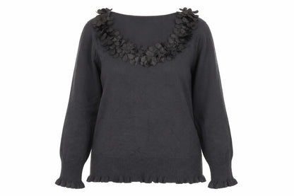 Womens UK Size 10 Marks and Spencer Grey Basic Blouse