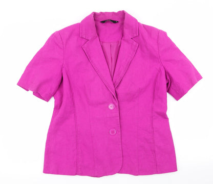 Womens UK Size 12 BM Collection Pink Jacket
