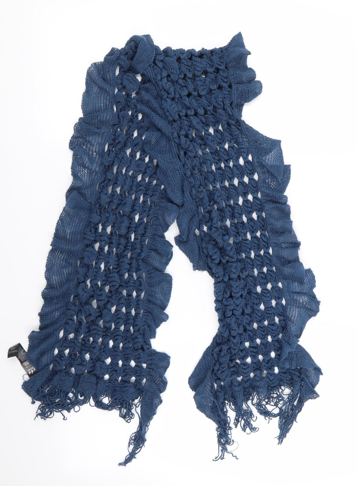Per Una Womens Blue    Scarf   - Ruffled Scarf