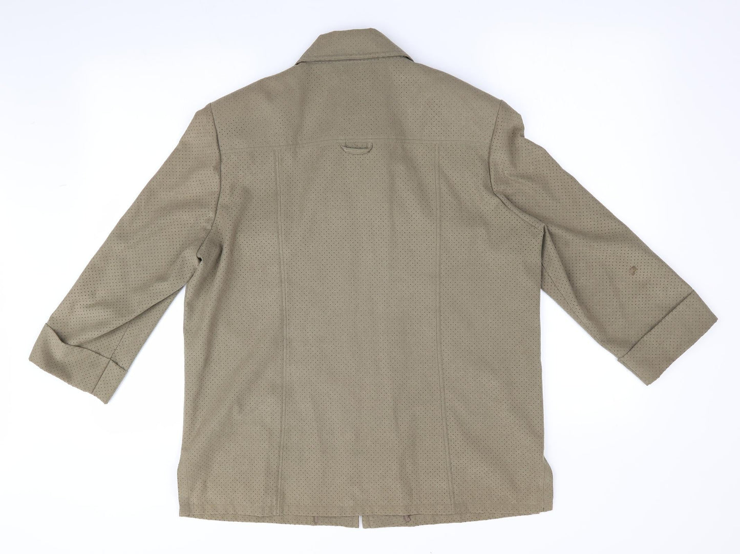 Frankenwalder Womens Green   Jacket  Size 12  - 3/4 sleeves