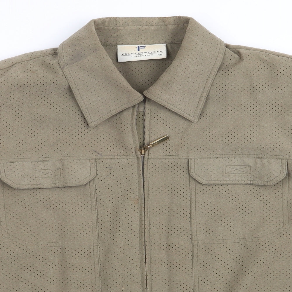 Frankenwalder Womens Green   Jacket  Size 12  - 3/4 sleeves