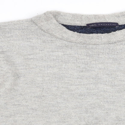 Marks and Spencer Womens Grey   Pullover Jumper Size L