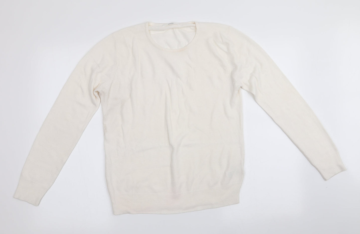 Womens UK Size 8 Marks and Spencer Ivory Pullover Jumper