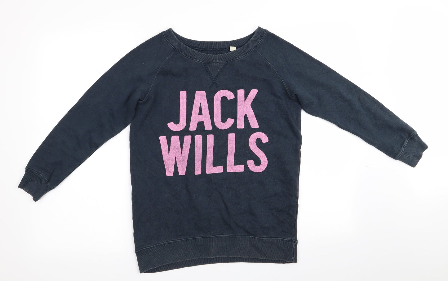 Womens UK Size 8 Jack Wills Blue Pullover Sweatshirt