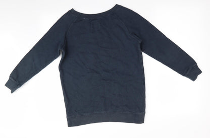 Womens UK Size 8 Jack Wills Blue Pullover Sweatshirt