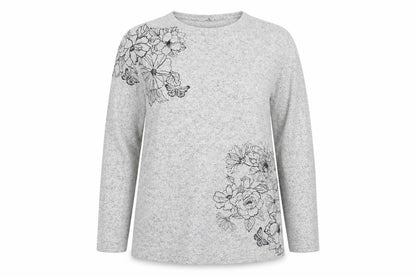 Womens UK Size 14 Isle Grey Pullover Jumper