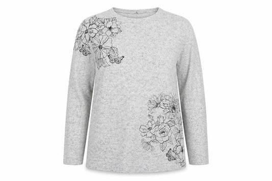 Womens UK Size 14 Isle Grey Pullover Jumper