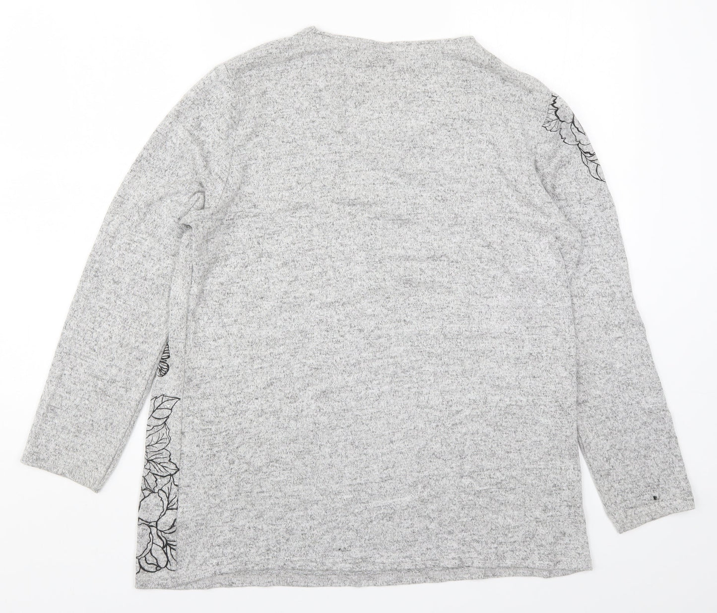 Womens UK Size 14 Isle Grey Pullover Jumper