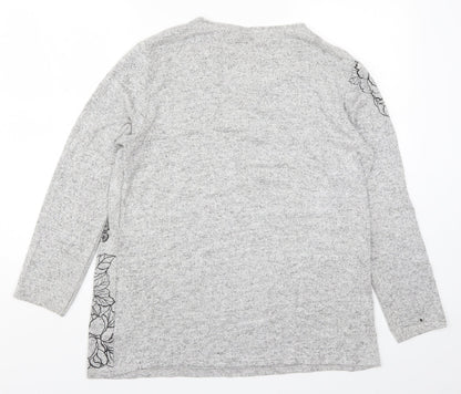 Womens UK Size 14 Isle Grey Pullover Jumper