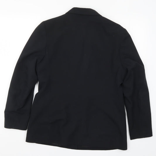 Select Womens Black   Jacket Suit Jacket Size 14