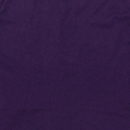 Entropy Womens Purple  Knit Pullover Jumper Size L