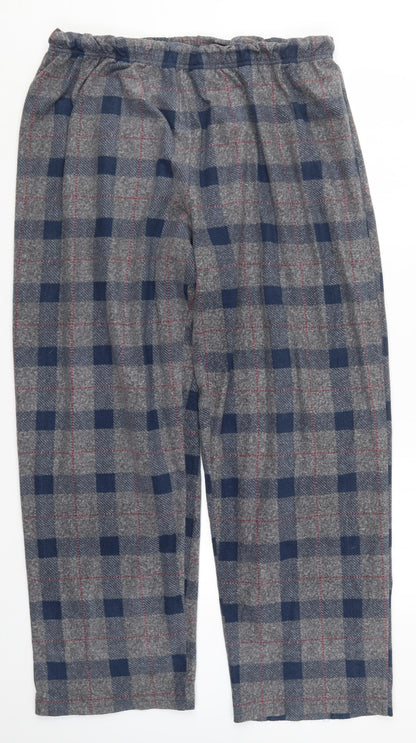 F&F Mens Blue Check  Trousers  Size XL L29 in